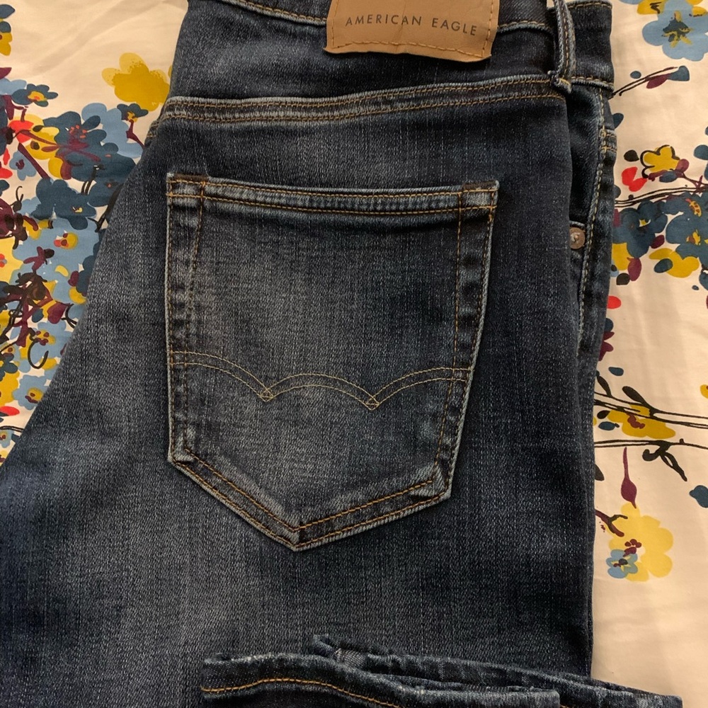 Men’s American Eagle Jeans 30x36 Straight Leg Next Level Flex Athletic Fit